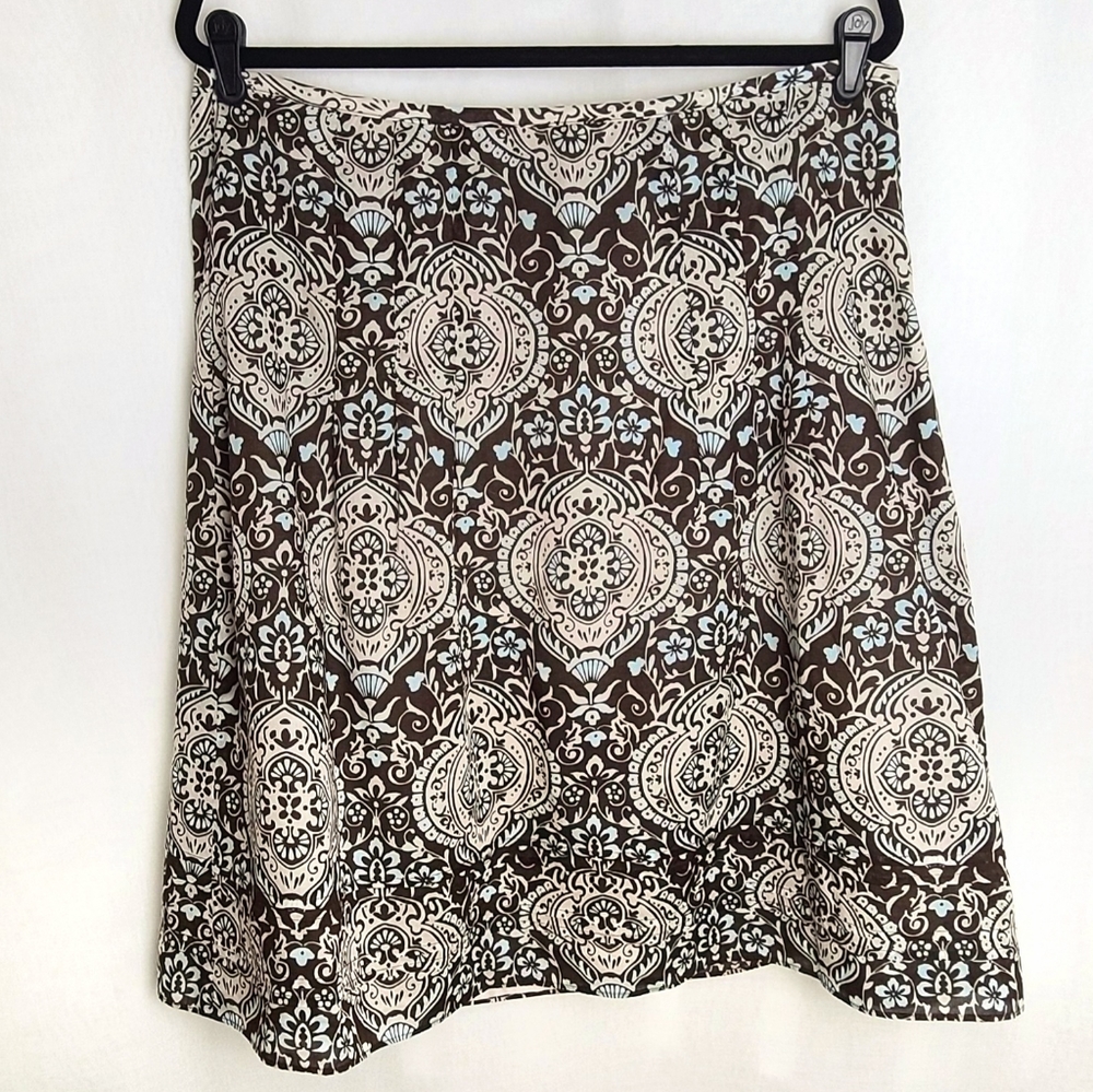 Ann Taylor Medallion Print Skirt